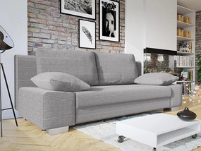 Καναπές κρεβάτι Comfivo 145, Αριθμός θέσεων: 2, Αποθηκευτικός χώρος, 77x200x87cm, 64 kg, Πόδια: Πλαστική ύλη, Μέταλλο | Epipla1.gr