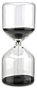 Κλεψύδρα Allure 01-28602 15 Λεπτών Γυάλινη 6x12.5cm Clear-Black Estia Glass
