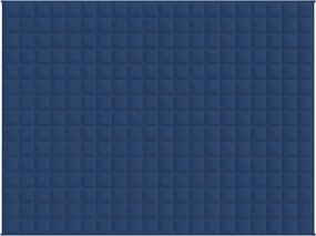 vidaXL Κουβέρτα Βαρύτητας Μπλε 150 x 200 εκ. 7 κ. Υφασμάτινη