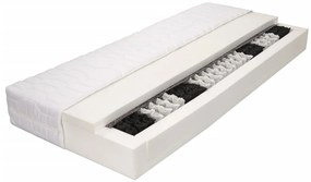 vidaXL Στρώμα με 7 Ζώνες Ανεξάρτητα Ελατήρια 120x200 εκ. / 20 εκ. H3