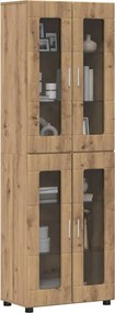 vidaXL Highboard FLORIN 60 x 35 x 182 εκ. Artisan Oak