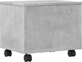 vidaXL Βάση Εκτυπωτή με Ρόδες Γκρι Σκυρ. 41x32x34,5 εκ.