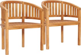 VidaXL Σετ Σαλονιού Κήπου 5 τεμ. από Ξύλο Teak
