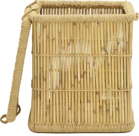 Καλάθι απλύτων Dremia Inart σετ 2 τεμαχίων φυσικό μπαμπού