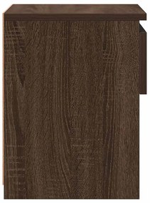 vidaXL Κομοδίνο Καφέ Δρυς 40 x 30 x 39 εκ. από Επεξεργασμένο Ξύλο