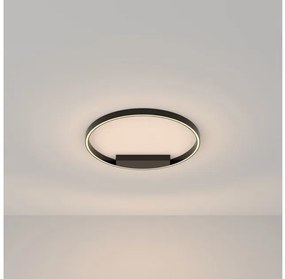 Πλαφονιέρα Φωτιστικό Οροφής LED 37W Rim 3000K Φ60 MAYTONI MOD058CL-L35B3K Μαύρο