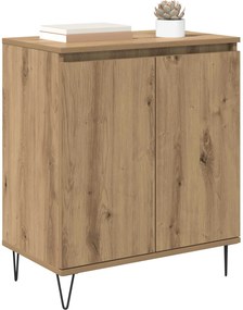 vidaXL Πλαϊνό γραφείο Artisan Oak 60 x 35 x 70 cm Επεξεργασμένο Ξύλο