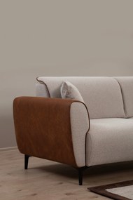 3-Seat Sofa-Bed Aren - Beige, Cinnamon Beige
Cinnamon