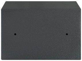 vidaXL Χρηματοκιβώτιο Σκοτεινό γκρίζο RAL7016 20 x 31 x 20 εκ Ατσάλι