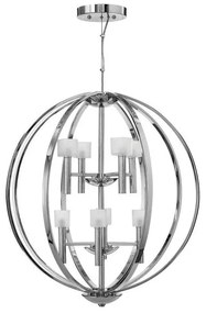 Κρεμαστό Φωτιστικό Οροφής 8xG9 Χρώμιο Mondo QN-MONDO8 Quintiesse Elstead Lighting QN-MONDO8 Χρώμιο