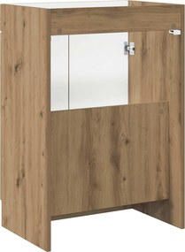 vidaXL Ντουλάπι κάτω από τον νιπτήρα Artisan Δρυς 78,5 x 37,5 x 81 εκ