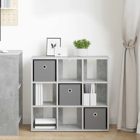 vidaXL Πλαϊνό γραφείο Σκυρόδεμα Γκρι 73,5 x 24 x 69,5 εκ.