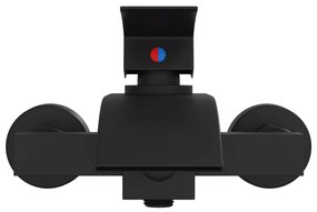 vidaXL Μίξερ ντους Μαύρο G 1 / 2 ίντσες