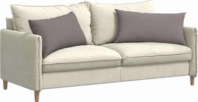 vidaXL Μαξιλάρι Καναπέ 2 pcs Taupe 80 x 40 cm ύφασμα