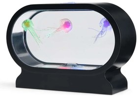 Φωτιστικό Οβάλ Mini Jellyfish 88366 Led Με 3 Μέδουσες & Παράγει Υπνωτιστικό Θέαμα Black The Source