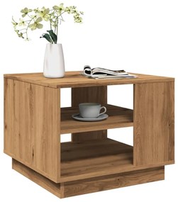 Τραπεζάκι σαλονιού Artisan Oak 55x55x42 cm Κατασκευασμένο ξύλο - Καφέ