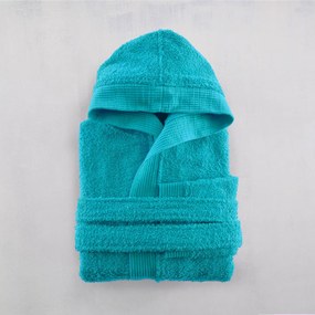 Παιδικό Μπουρνούζι Rythmos Twist Turquoise Τυρκουάζ No 6-8