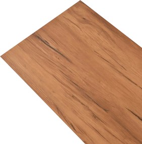 vidaXL Πλάκες Δαπέδου 18 pcs Καφέ 5,26 τ.μ. PVC