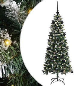 vidaXL Τεχνητό Χριστουγεννιάτικο Δέντρο με 150 LED Πράσινο 150 cm