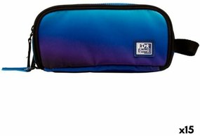 Τριπλή Κασετίνα Oxford KANGOO GRADIENT SPACE Μπλε 23 x 8,5 x 10 cm (15 Μονάδες)