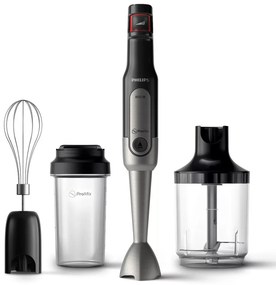 Μπλέντερ και μίξερ Philips Viva Collection HR2652/90, 800 W, 500 ml, Ανοξείδωτο ατσάλι, Υποβρύχιο, ProMix, SpeedTouch, Μαύρο