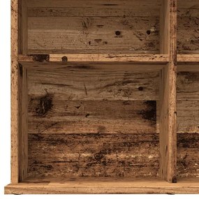 Ντουλάπι CD Παλιό ξύλο 100x23x89,5 cm Ξύλο μηχανικής κατασκευής - Καφέ