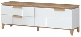 Έπιπλο Τηλεόρασης Breda 161587029 180x46x56cm Natural-White