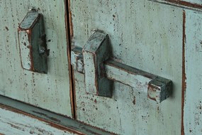 Console Home ESPRIT Τυρκουάζ ξύλο φτελιάς 170 x 49 x 88 cm