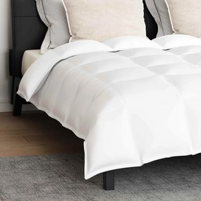 vidaXL Σετ Παπλωμάτων με μαξιλάρι 3 pcs Λευκό Φτέρος