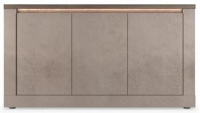 Έπιπλο Τηλεόρασης Ανθρακί Οξειδωμένο 121x43x57