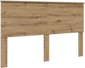 vidaXL Κεφαλάρι με κεφαλάρι Artisan Oak 160 cm Επεξεργασμένο ξύλο