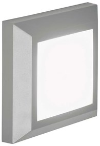 Φωτιστικό Τοίχου-Απλίκα Led Leros Plus 4137900 D125X125 Grey Viokef