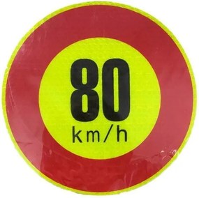 Αυτοκόλλητο Όριο Ταχύτητας 80 km/h - Sticker limit