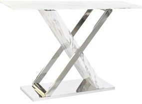 Έπιπλο Εισόδου DKD Home Decor Λευκό Γκρι Ασημί 120 x 40 x 75 cm