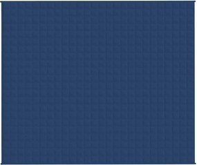 vidaXL Κουβέρτα Βαρύτητας Μπλε 220 x 260 εκ. 15 κ. Υφασμάτινη