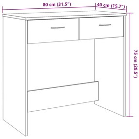 ΓΡΑΦΕΙΟ ΧΡΩΜΑ ΑΡΤΙΣΙΑΝΗ ΔΡΥΣ 80 X 40 X 75 ΕΚ. ΑΠΟ ΕΠΕΞ. ΞΥΛΟ 855993