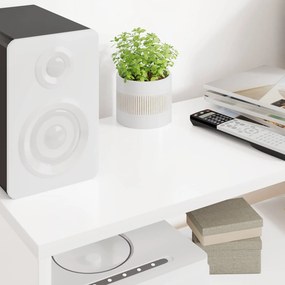 vidaXL Ντουλάπι TV Λευκό 80 x 30 x 40 εκ Επεξεργασμένο ξύλο