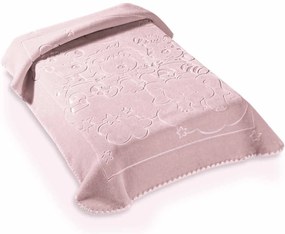 Κουβέρτα Βελουτέ Κούνιας (110x140) Belpla 520 Rosa