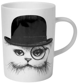 Κούπα Cat in Hat Marvellous 09001-CH 10,5X8cm White-Black Rory Dobner Πορσελάνη