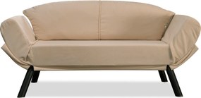 Διθέσιος Καναπές Κρεβάτι Κρέμα BOFAS 177x75x87