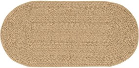 vidaXL Χαλί ZIZUR Καφέ 200 x 100 cm Πολυπροπυλένιο