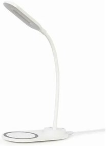 GEMBIRD DESK LAMP WITH WIRELESS CHARGER WHITE