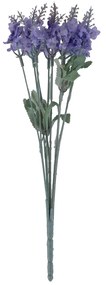78201 Τεχνητό Φυτό Μπουκέτο Διακοσμητικών Λουλουδιών με 10 Μωβ Λεβάντες M10 x Υ30 x Π10cm