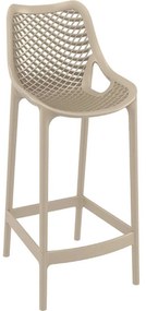 Σκαμπό Μπαρ Air 65 Dove Grey 20-0377 44X51X65/95cm Siesta Polypropylene
