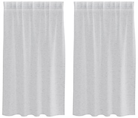 vidaXL Κουρτίνες 2 pcs Ανοιχτό γκρι 140 x 140 εκ. Πολυεστέρας
