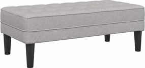 vidaXL Σετ Καναπέ με μαξιλάρι 2 pcs Σκίουρος Γκρί Πολυεστέρας