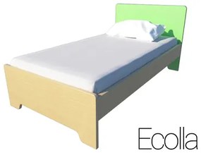 Παιδικό Ημίδιπλο Κρεβάτι Πράσινο Irven Ecolla 110x190