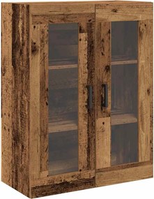 vidaXL Highboard με συρτάρι 2 pcs Παλιό ξύλο Επεξεργασμένο ξύλο