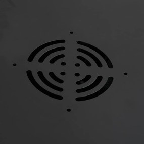 vidaXL Ντουλάπα δικτύου με αποθήκευση Μαύρο 53 x 45 x 60 εκ Ατσάλι