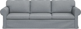 vidaXL Καναπές Ανοιχτό γκρι